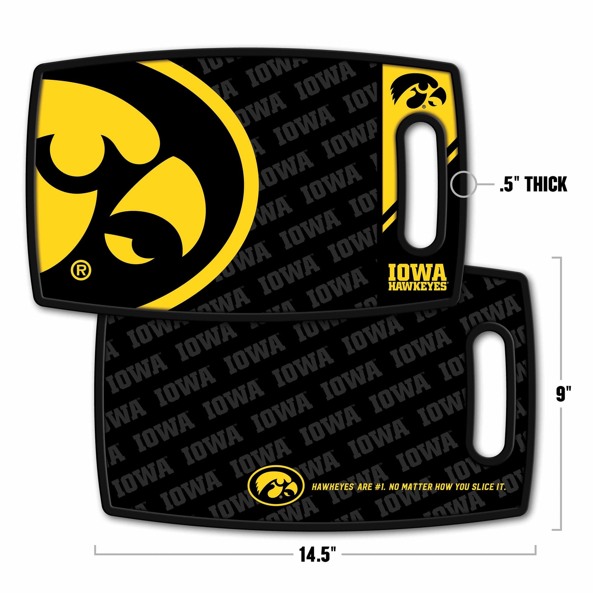 Iowa Hawkeyes Logo Series Cutting Board Alt 1