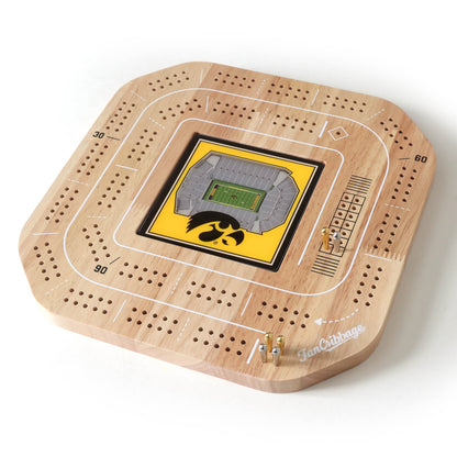NCAA Iowa Hawkeyes StadiumView Cribbage