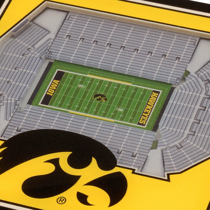 NCAA Iowa Hawkeyes StadiumView Cribbage