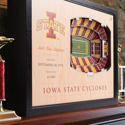 NCAA Iowa State Cyclones 25-Layer StadiumView Wallart