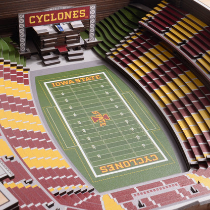 NCAA Iowa State Cyclones 25-Layer StadiumView Wallart