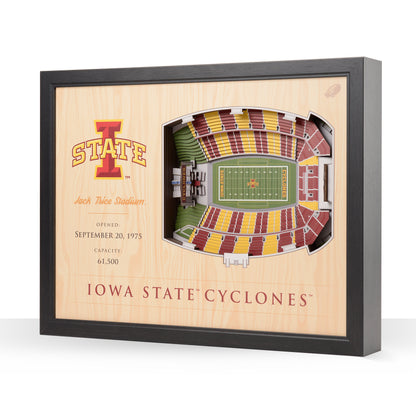 NCAA Iowa State Cyclones 25-Layer StadiumView Wallart