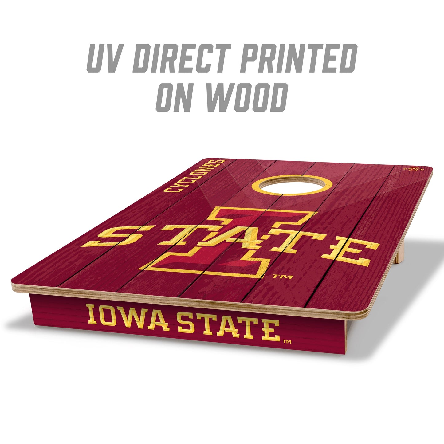 NCAA Iowa State Cyclones 2' X 3' All-Wood Cornhole Set - Alt 1
