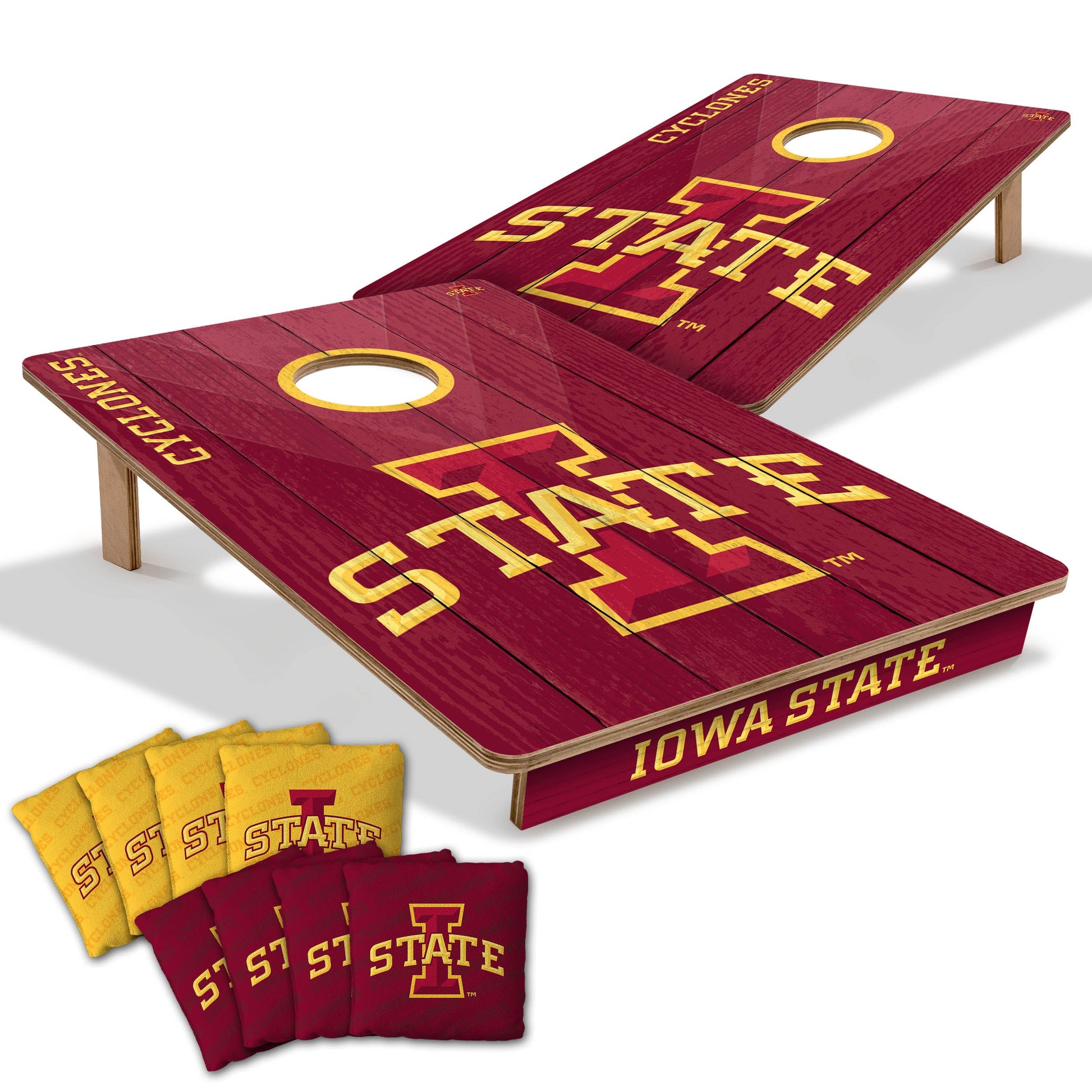 NCAA Iowa State Cyclones 2' X 3' All-Wood Cornhole Set