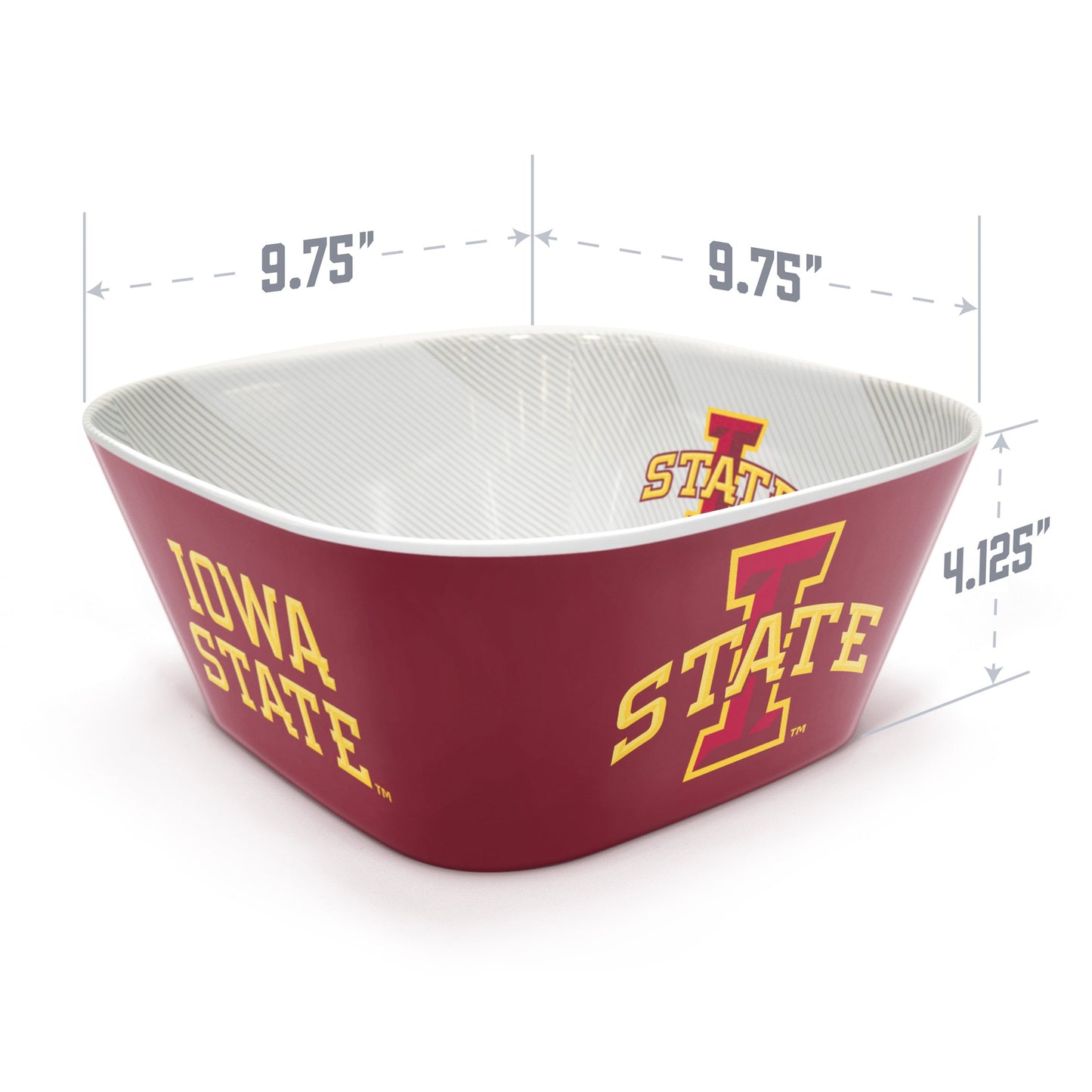 Iowa State Cyclones Large Party Bowl Alt 3