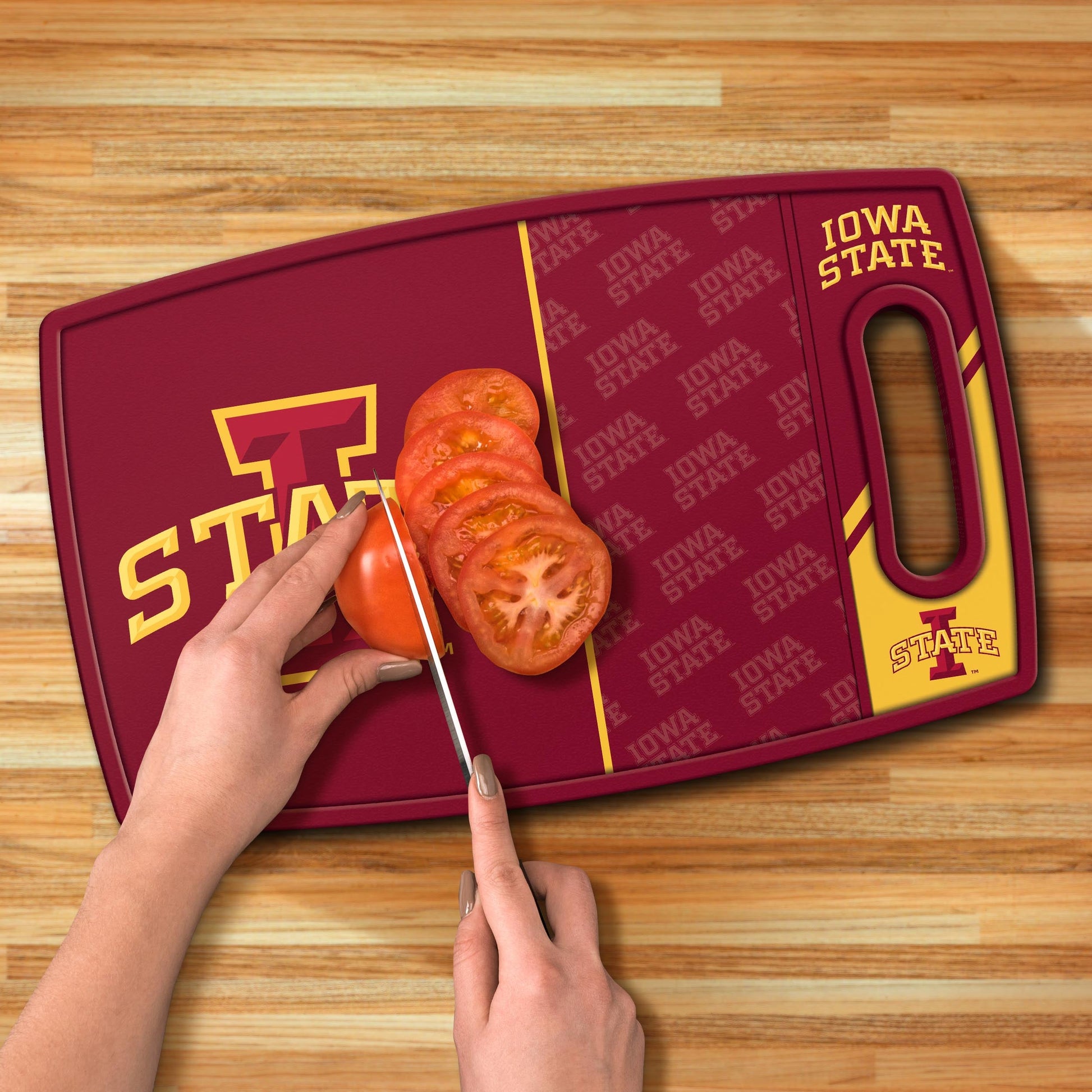Iowa State Cyclones Logo Series Cutting Board Alt 3
