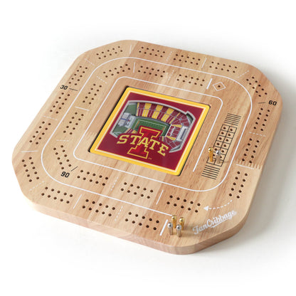 NCAA Iowa State Cyclones StadiumView Cribbage