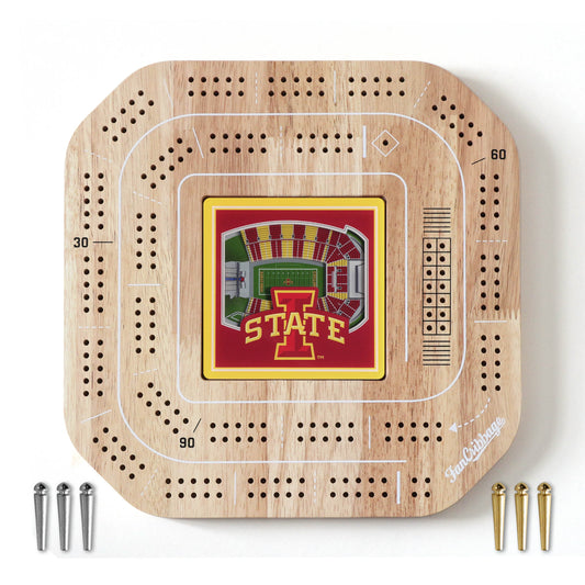NCAA Iowa State Cyclones StadiumView Cribbage