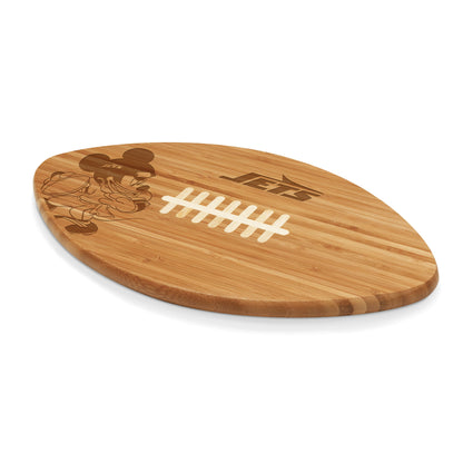 New York Jets Mickey Mouse - Touchdown! Football Cutting Board & Serving Tray