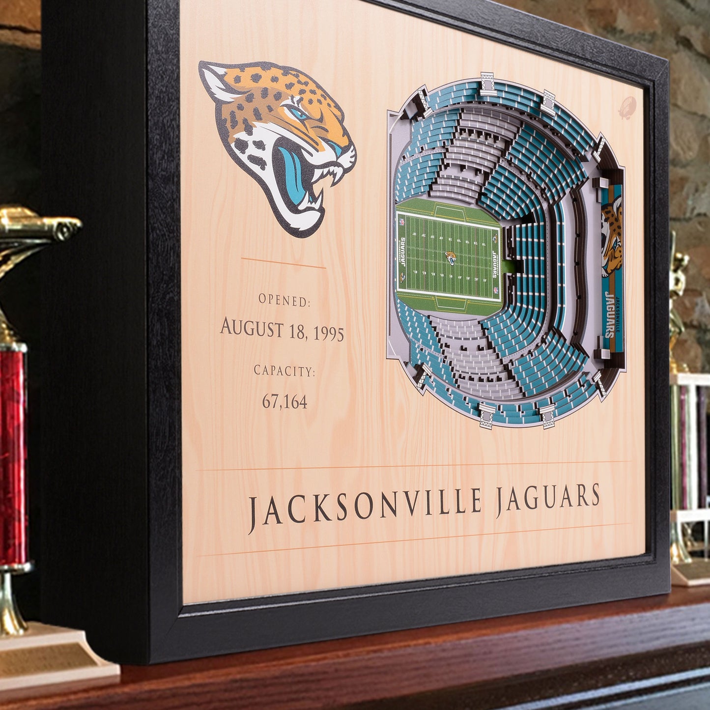 NFL Jacksonville Jaguars 25-Layer StadiumView Wallart