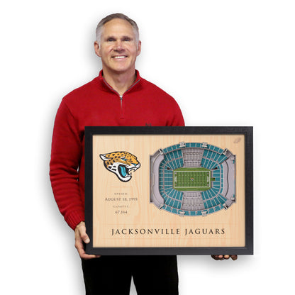 NFL Jacksonville Jaguars 25-Layer StadiumView Wallart