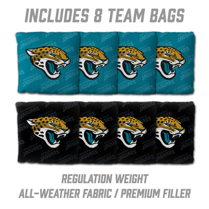 NFL Jacksonville Jaguars 2' X 3' All-Wood Cornhole Set - Alt 3
