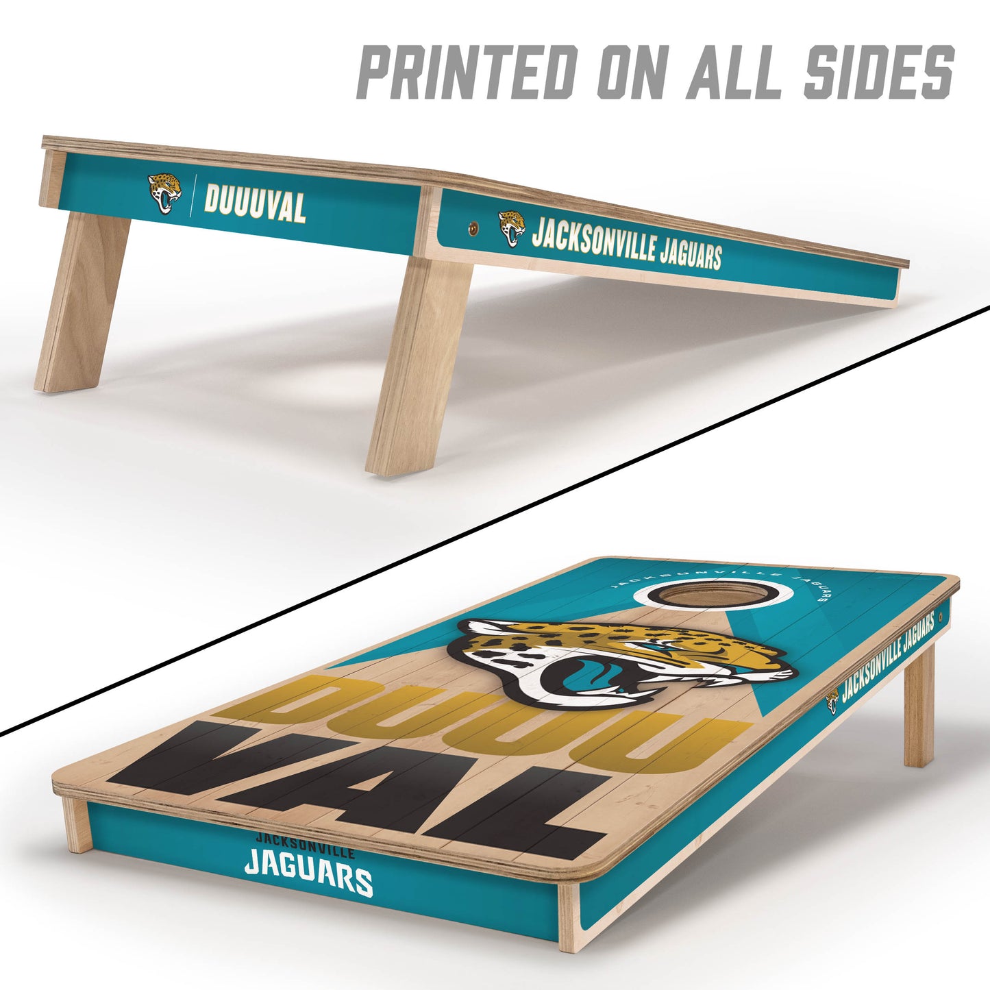 NFL Jacksonville Jaguars 2' x 4' Slogan Series Cornhole