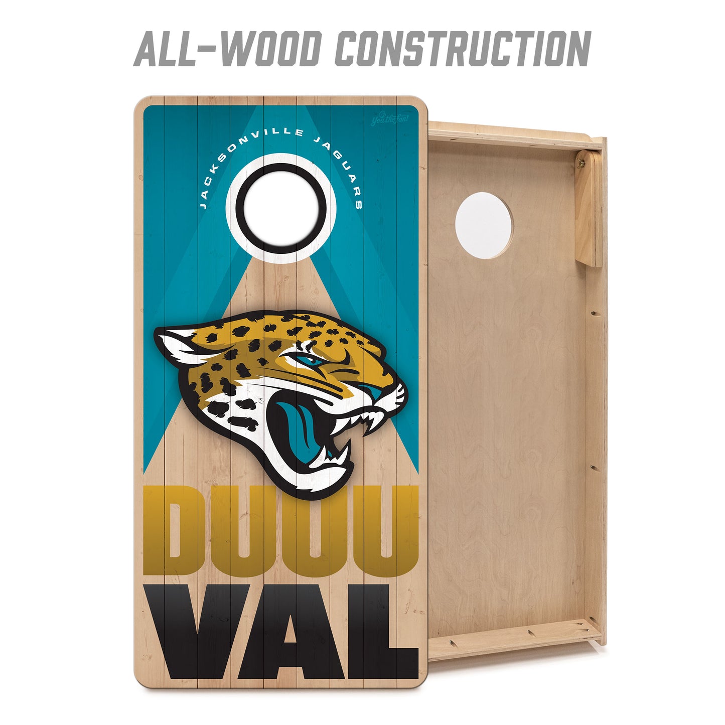 NFL Jacksonville Jaguars 2' x 4' Slogan Series Cornhole