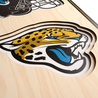 NFL Jacksonville Jaguars 3D Stadium Banner 8' X 32'