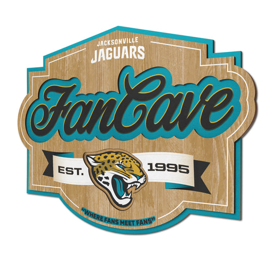 Jacksonville Jaguars Fan Cave Wall Art