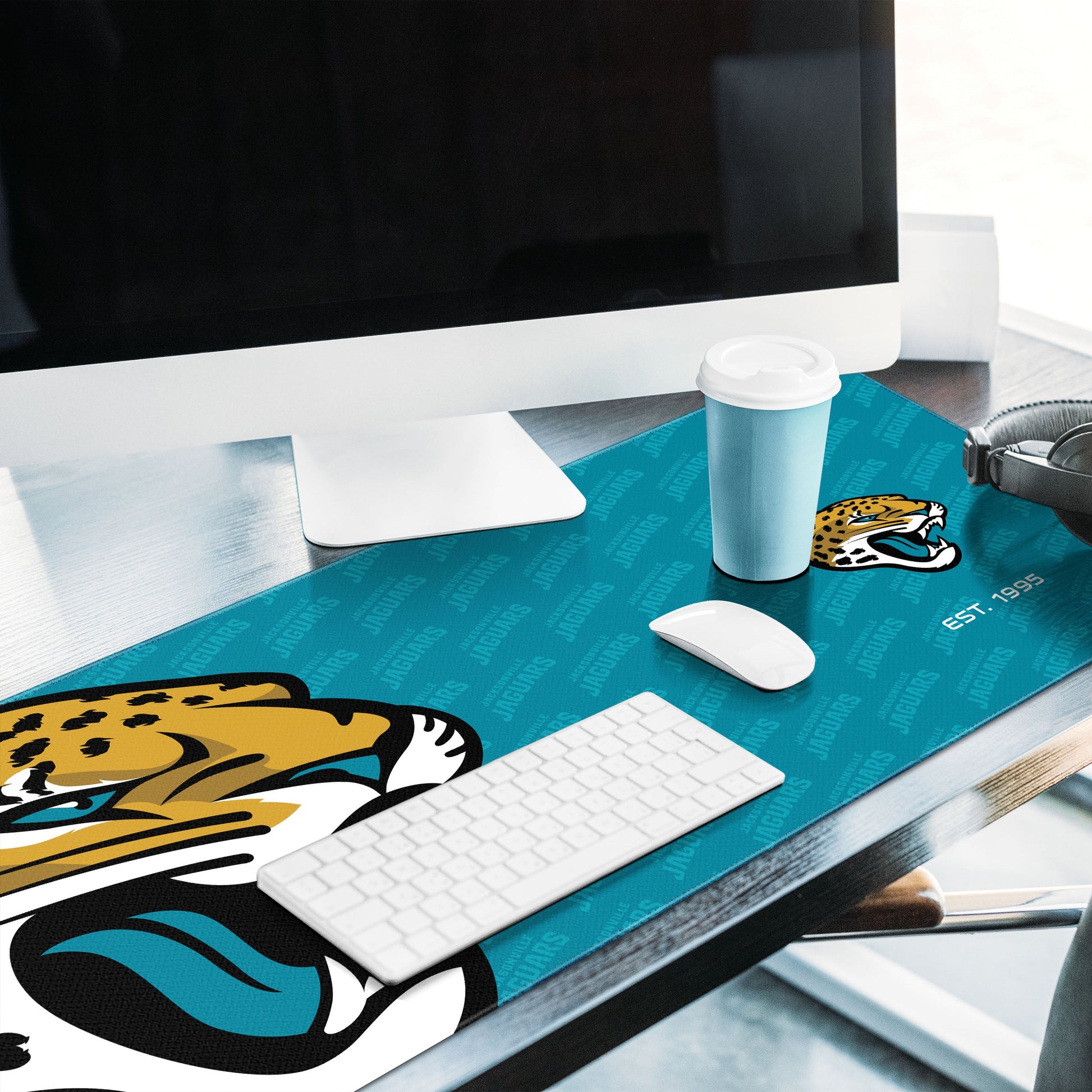 Jacksonville Jaguars Logo Series Desk Pad Alt 2