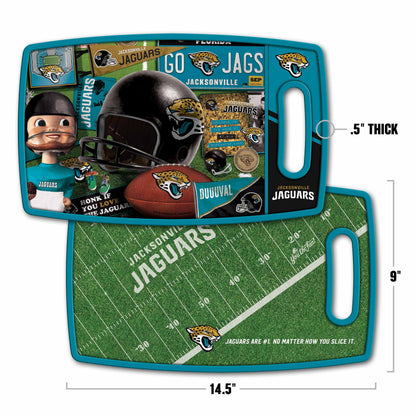 Jacksonville Jaguars Retro Series Cutting Board Alt 1