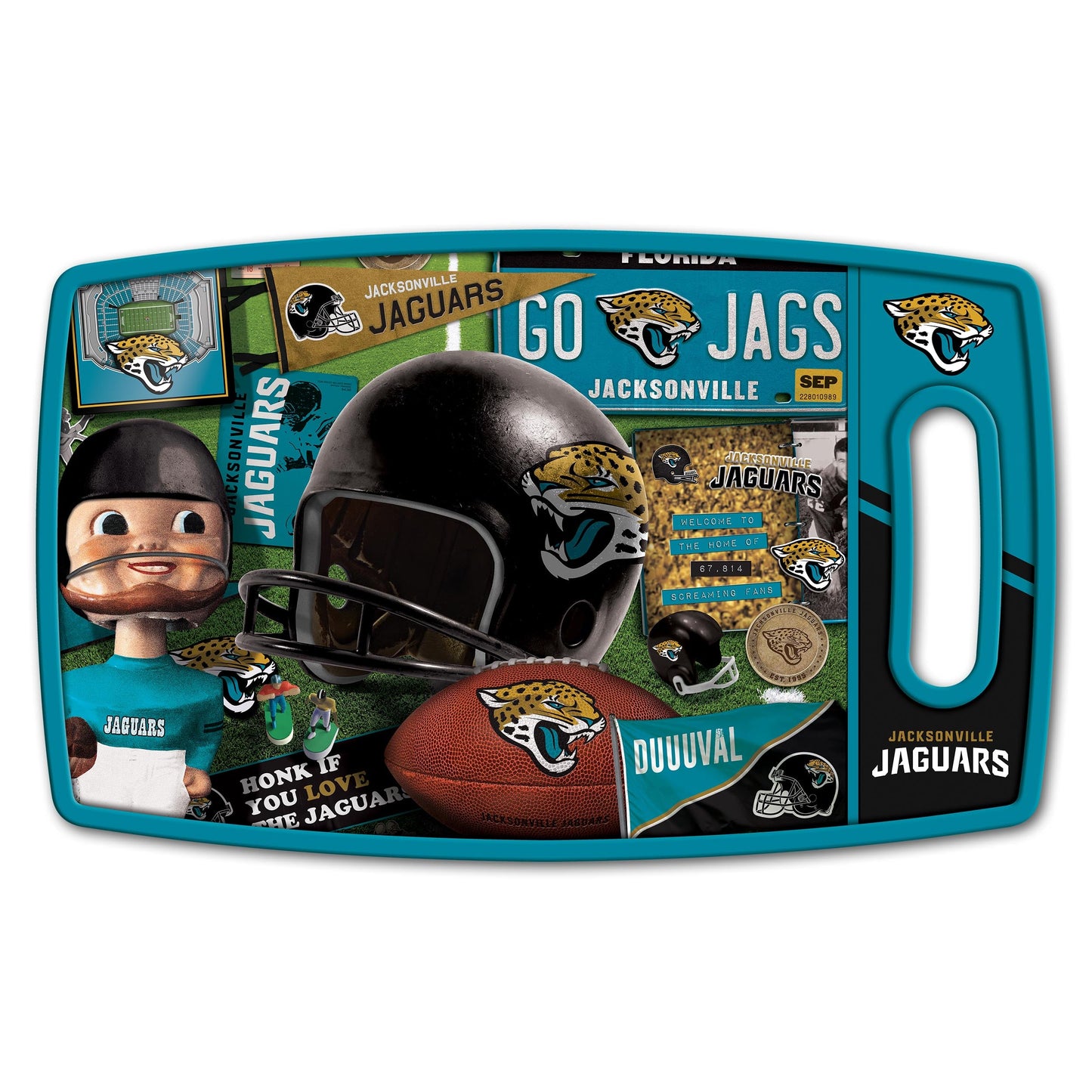 Jacksonville Jaguars Retro Series Cutting Board