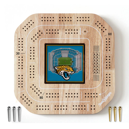 NFL Jacksonville Jaguars StadiumView Cribbage Game