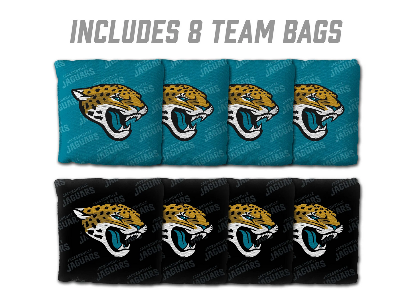 NFL Jacksonville Jaguars 2' x 4' All Wood Cornhole Set