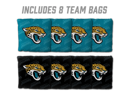 NFL Jacksonville Jaguars 2' x 4' All Wood Cornhole Set