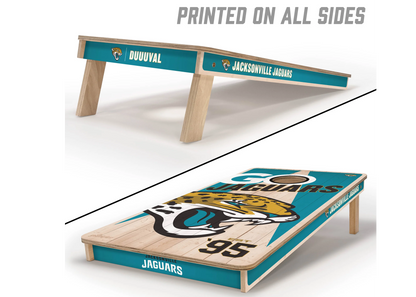 NFL Jacksonville Jaguars 2' x 4' All Wood Cornhole Set