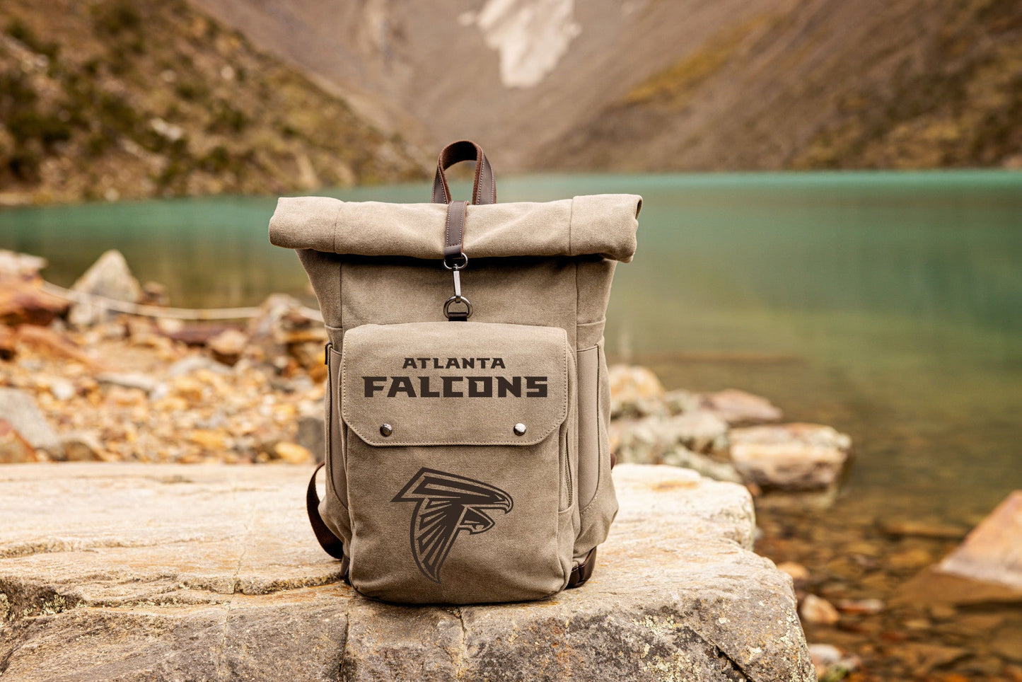 Atlanta Falcons - Carmel Roll Top Picnic Backpack Cooler