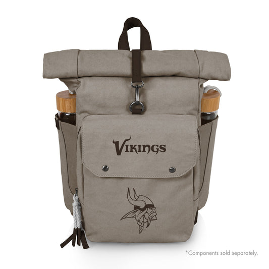 Minnesota Vikings - Carmel Roll Top Picnic Backpack Cooler