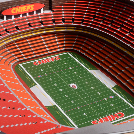 NFL Kansas City Chiefs 25-Layer StadiumView Wallart