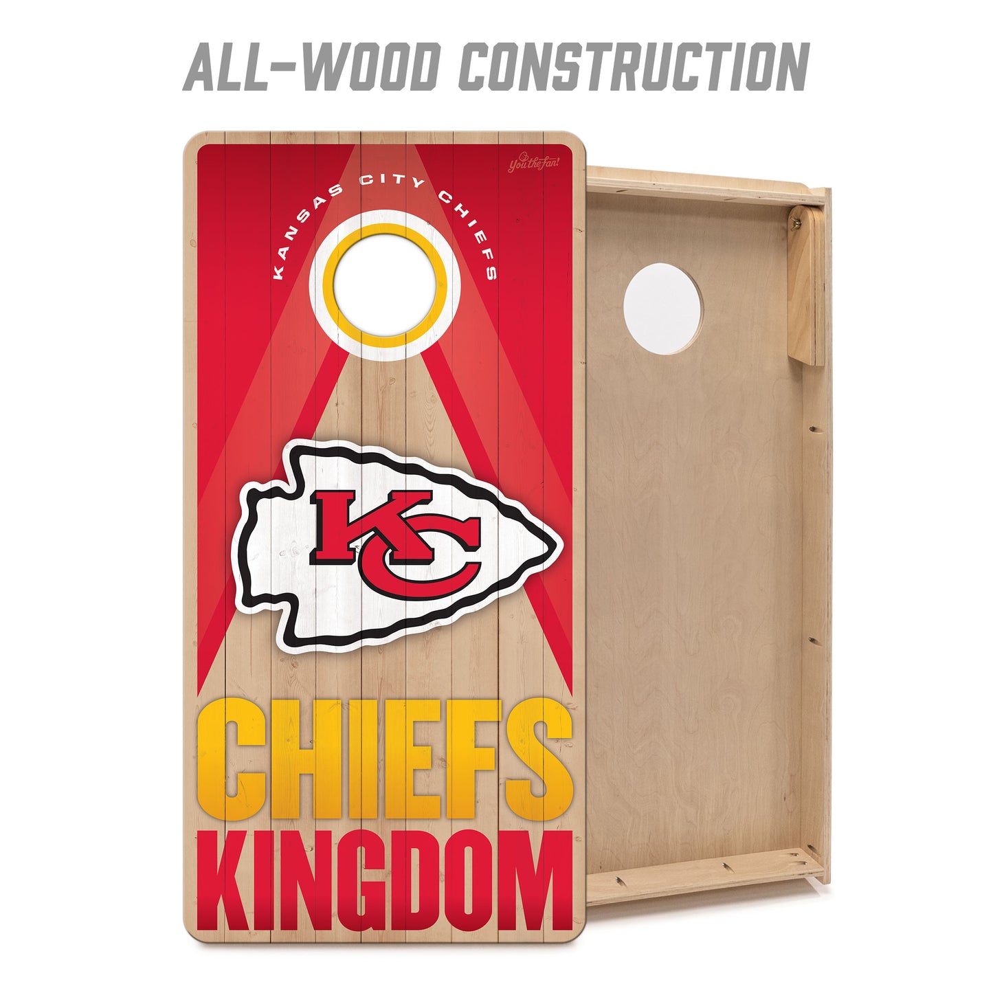 NFL Kansas City Chiefs 2' x 4' Slogan Series Cornhole