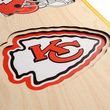 NFL Kansas City Chiefs 3D Stadium Banner 8' X 32'