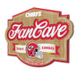 Kansas City Chiefs Fan Cave Wall Art