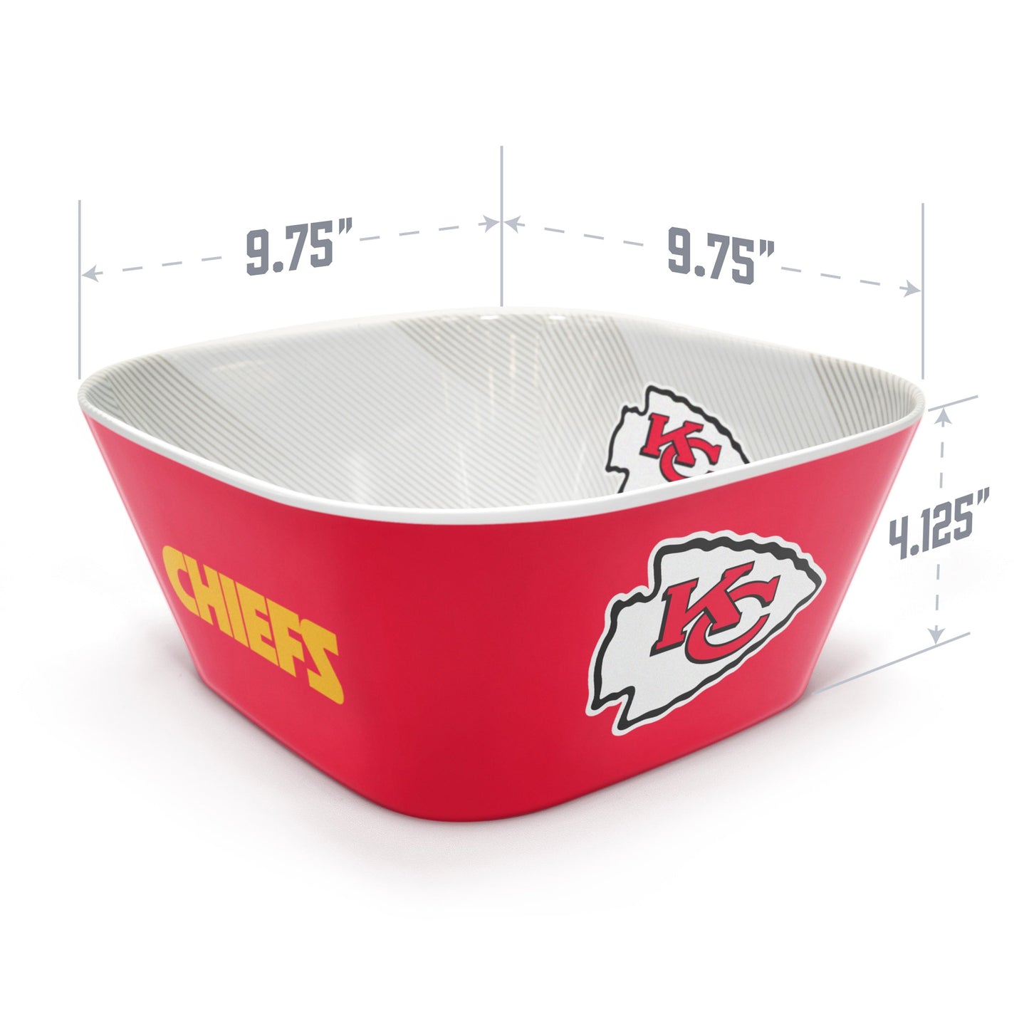 Kansas City Chiefs Large Party Bowl Alt 3