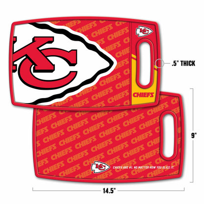 Kansas City Chiefs Logo Series Cutting Board Alt 1