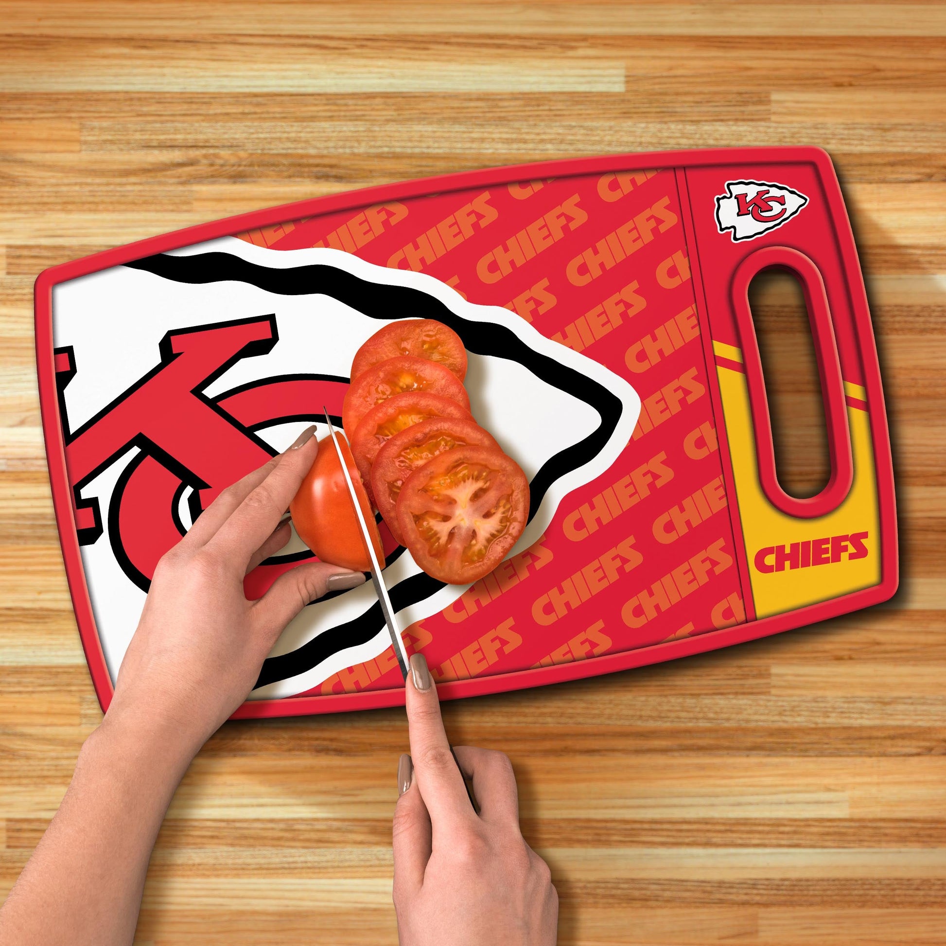 Kansas City Chiefs Logo Series Cutting Board Alt 3