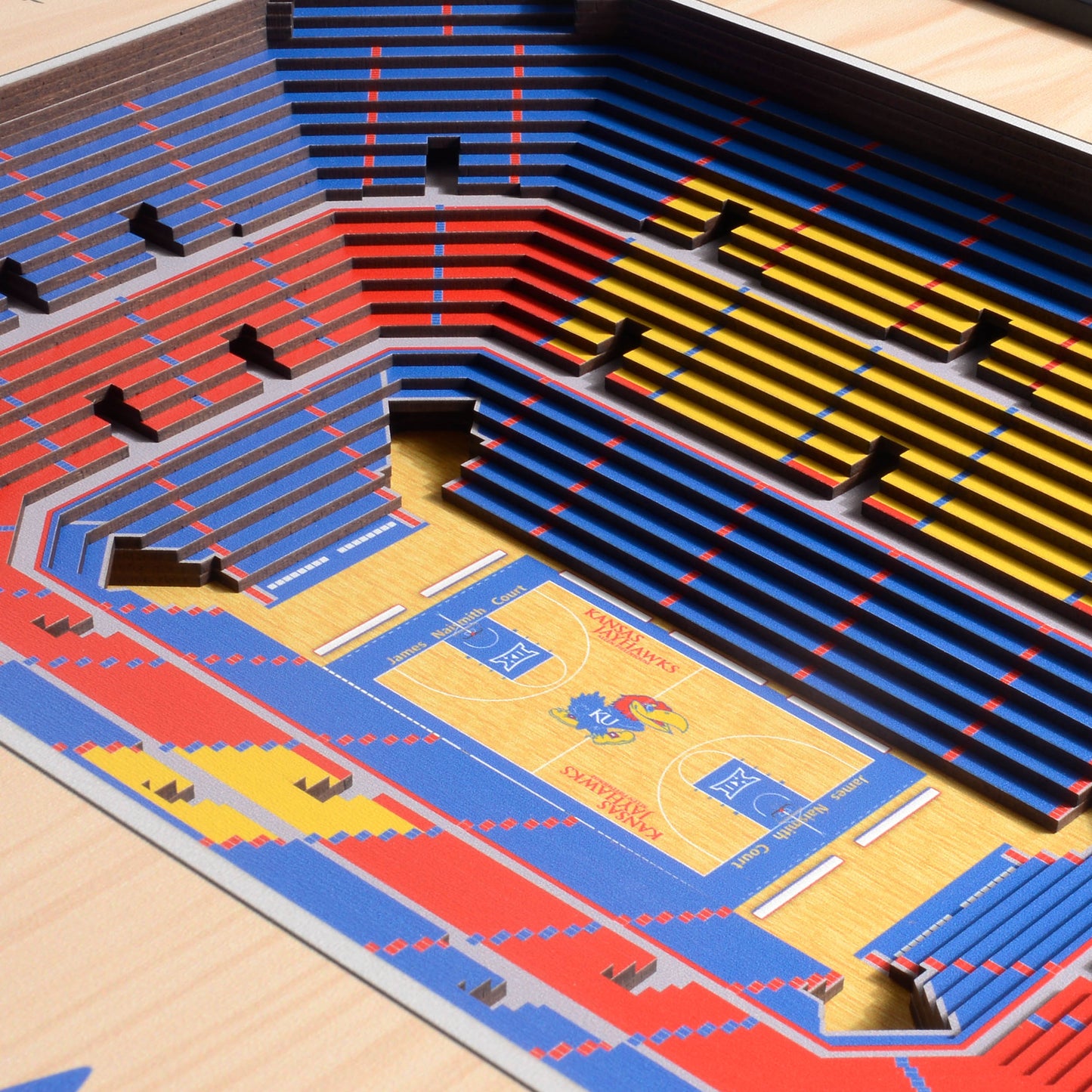 NCAA Kansas Jayhawks 25-Layer StadiumView Wallart