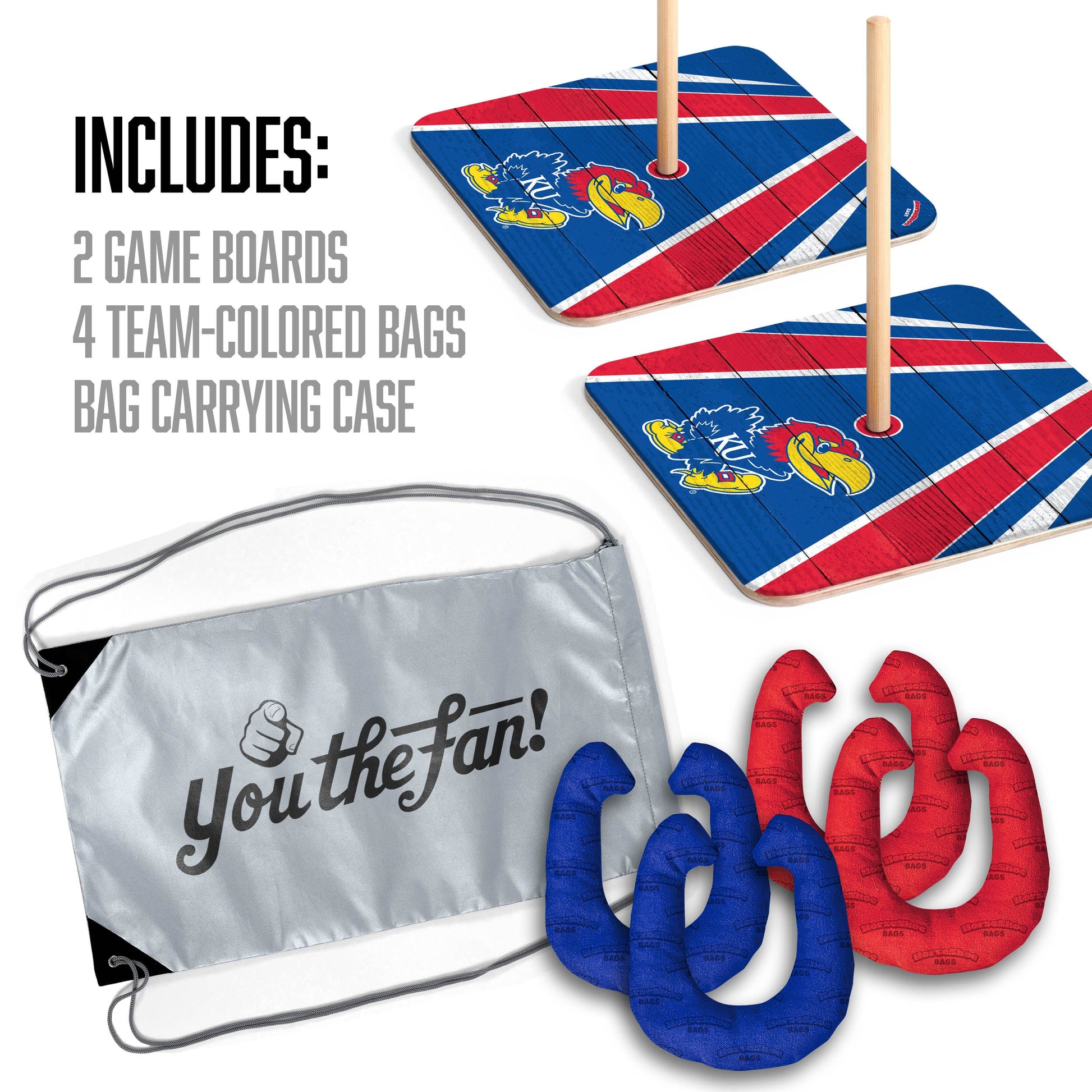 NCAA Kansas Jayhawks Horseshoe Bag Game