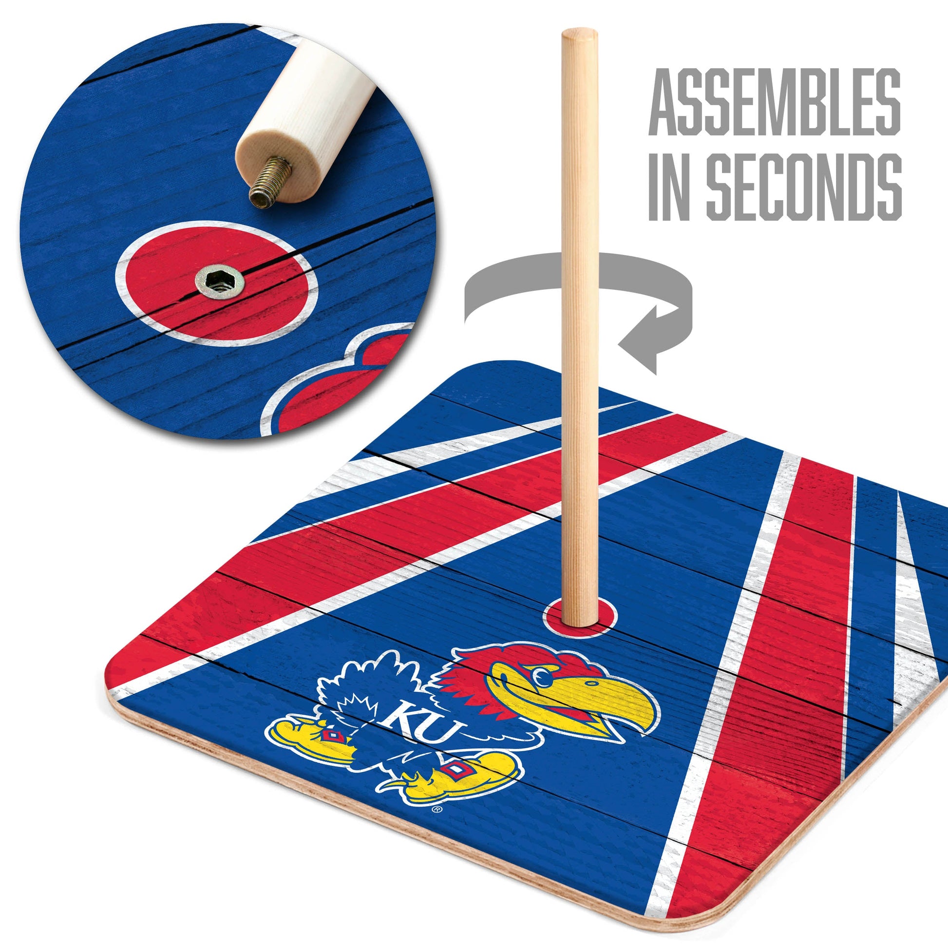 NCAA Kansas Jayhawks Horseshoe Bag Game