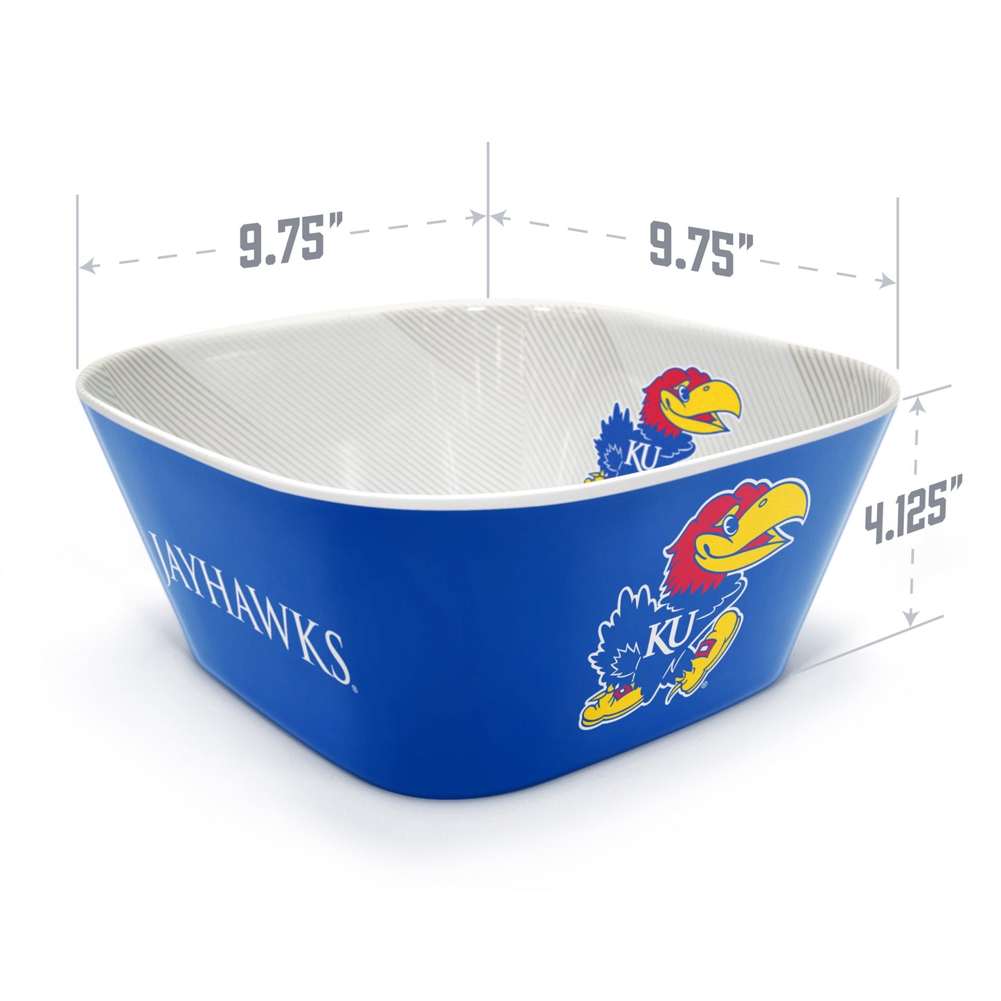 Kansas Jayhawks Large Party Bowl Alt 3