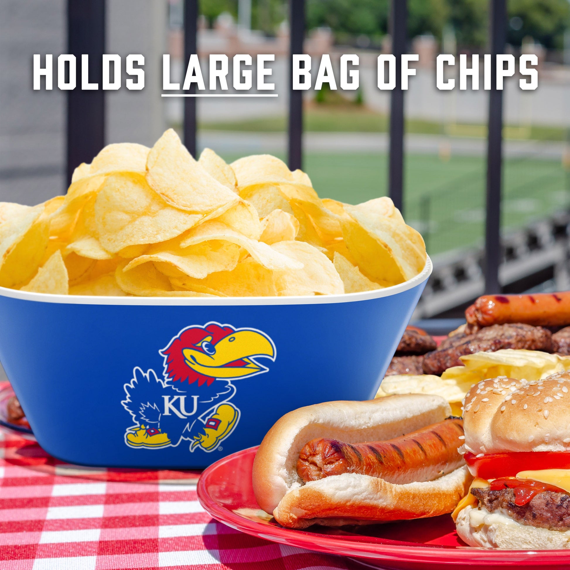 Kansas Jayhawks Large Party Bowl Alt 4
