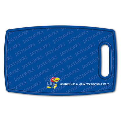 Kansas Jayhawks Logo Series Cutting Board Alt 2