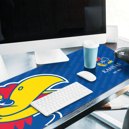 Kansas Jayhawks Logo Series Desk Pad Alt 2