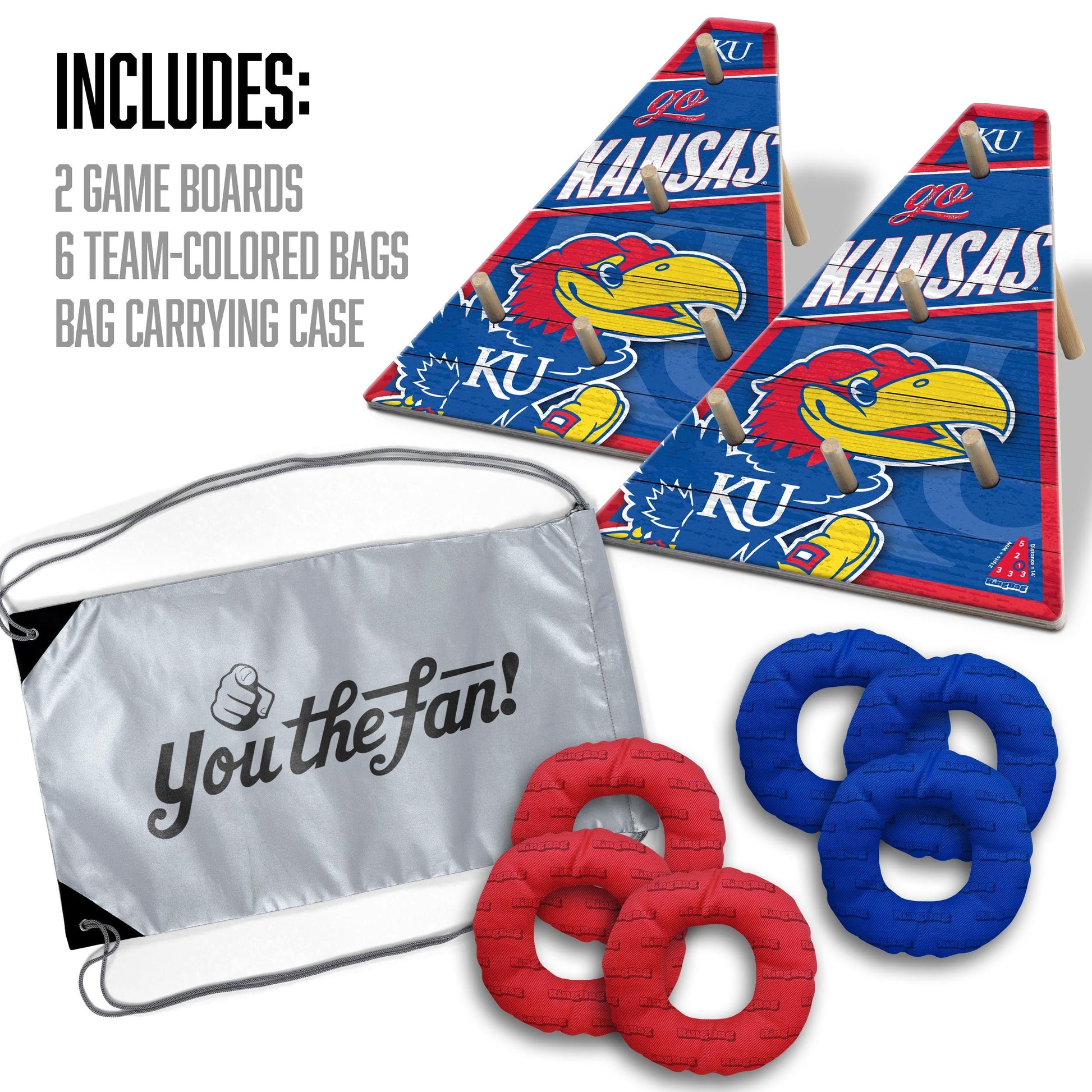NCAA Kansas Jayhawks Ringbag Outdoor Game