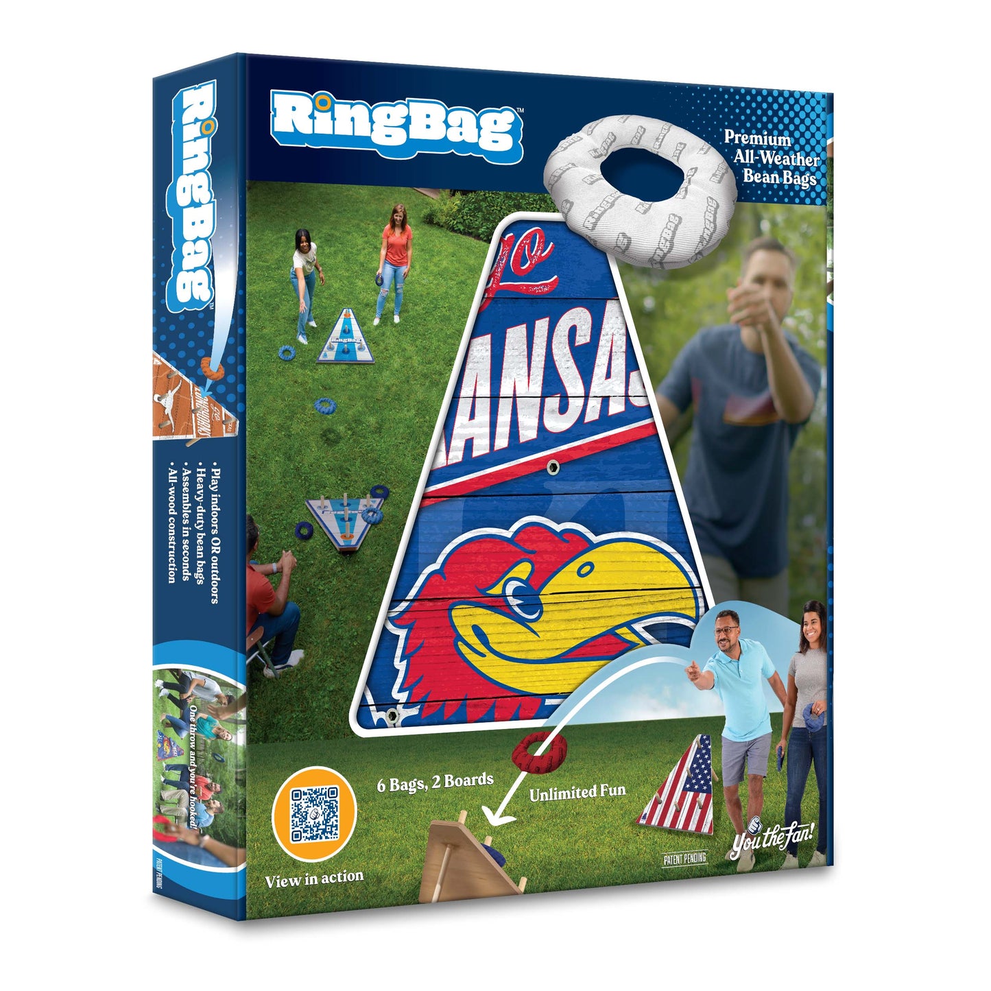 NCAA Kansas Jayhawks Ringbag Outdoor Game