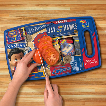 Kansas Jayhawks Retro Series Cutting Board Alt 3