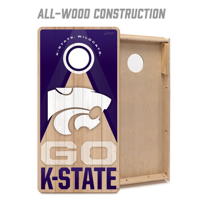 NCAA Kansas State Wildcats 2' x 4' Slogan Series Cornhole