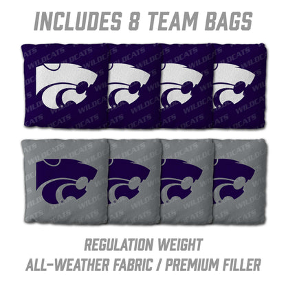 NCAA Kansas State Wildcats 2' x 4' Slogan Series Cornhole