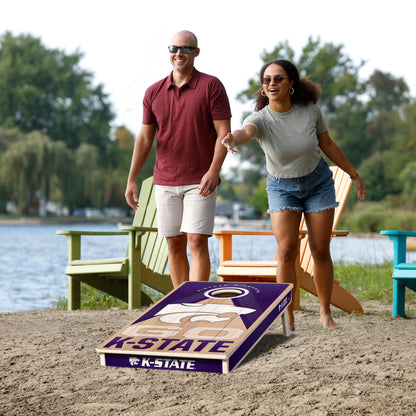 NCAA Kansas State Wildcats 2' x 4' Slogan Series Cornhole