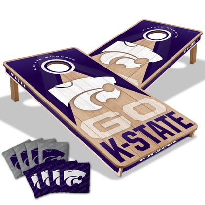 NCAA Kansas State Wildcats 2' x 4' Slogan Series Cornhole